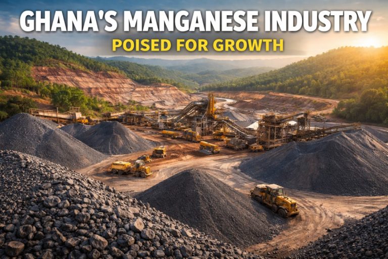 Ghana’s manganese industry is entering a new growth phase, with rising production, large untapped reserves, and plans for a US$450m refinery.